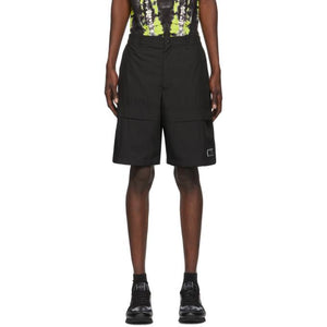 Valentino Black VLTN Tag Bermuda Shorts