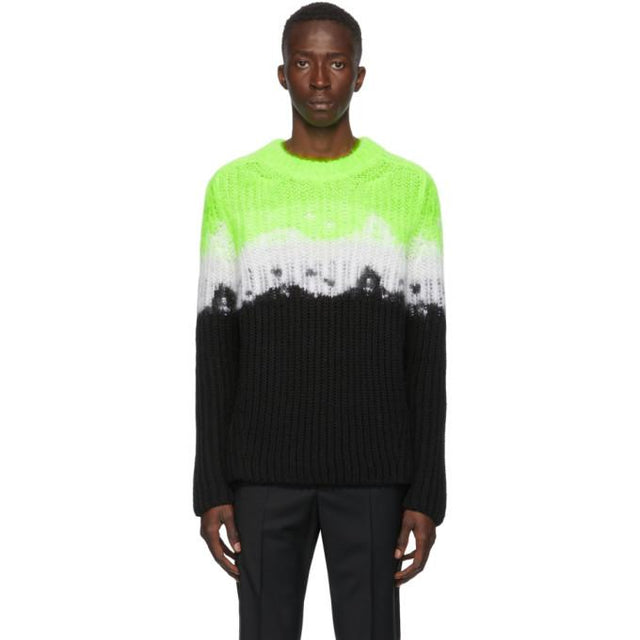 Valentino Multicolor Brushed VLTN Sweater