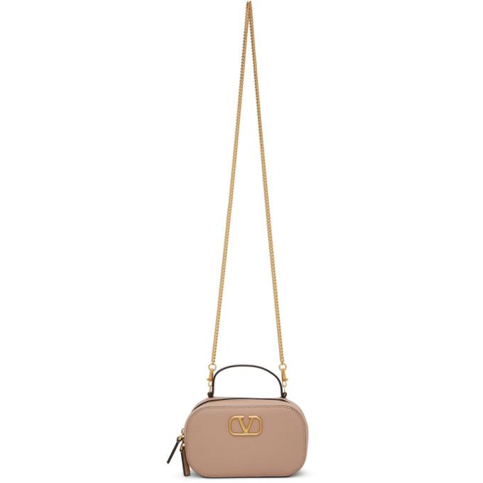 Valentino Pink Valentino Garavani VLogo Shoulder Bag
