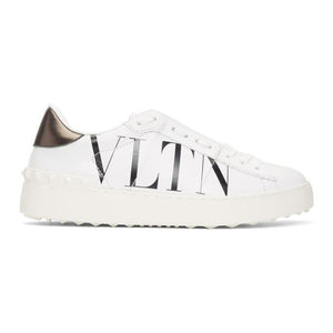 dek Iedereen Overgang Valentino White and Black Valentino Garavani VLTN Open Sneakers –  BlackSkinny