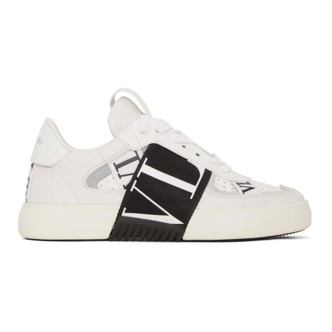 Valentino White Valentino Garavani Elastic Low-Top Sneakers