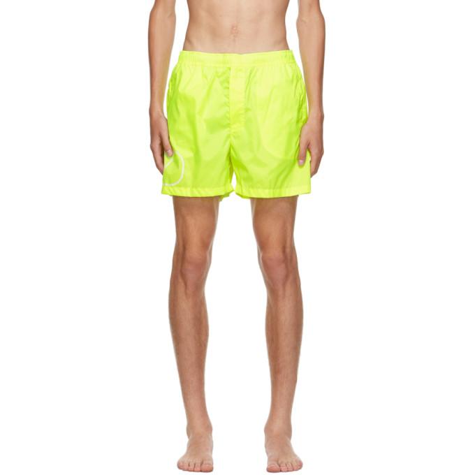 Valentino Yellow VLogo Swim Shorts