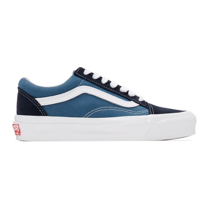 Vans Blue and Navy OG Old Skool LX Sneakers