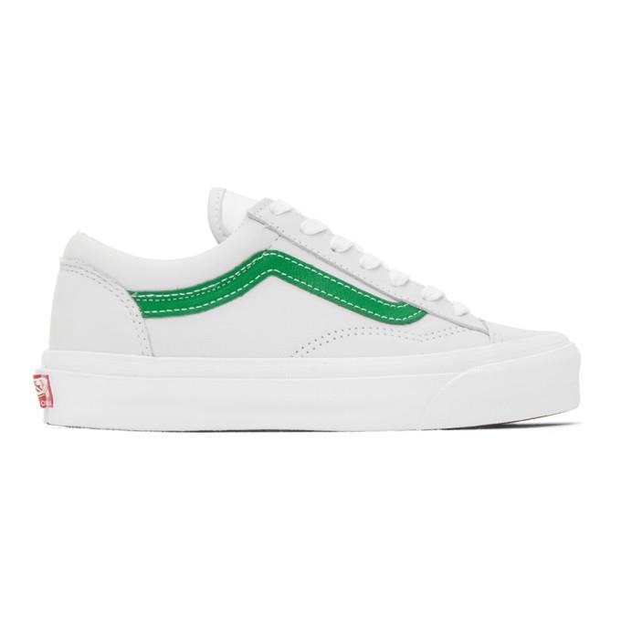 Vans Grey and Green OG Style 36 LX Sneakers