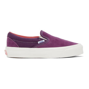 Vans Purple OG Classic Slip-On LX Sneakers