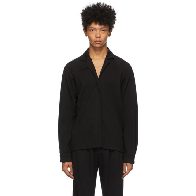 Vejas Black Jersey Batwing Shirt