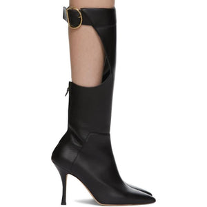 Vejas Black Maiorano Edition Cut-Out Boots