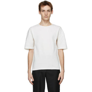 Vejas White Underarm Cut-Out T-Shirt