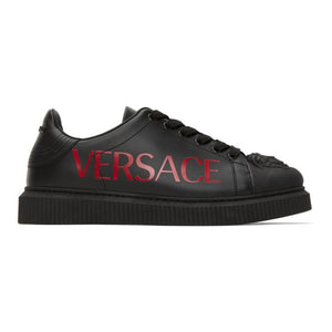Versace Black 3D Medusa Sneakers