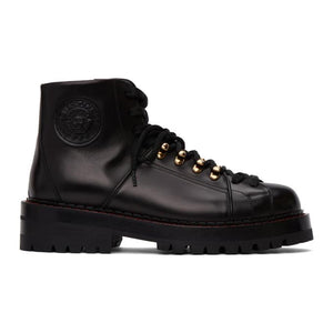 Versace Black Alpine Boots