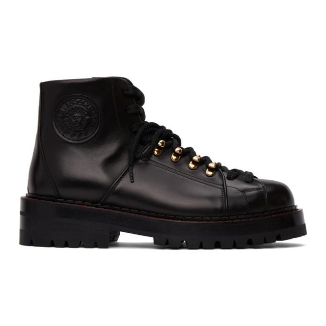 Versace Black Alpine Boots