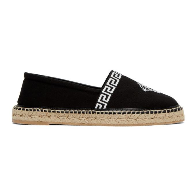 Versace Black Medusa Espadrilles