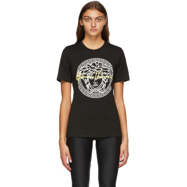 Versace Black Signature Medusa T-Shirt