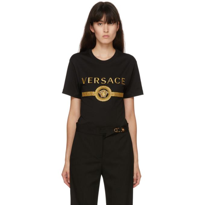 Versace Black Vintage Medusa T-Shirt