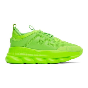Versace Green Chain Reaction Sneakers