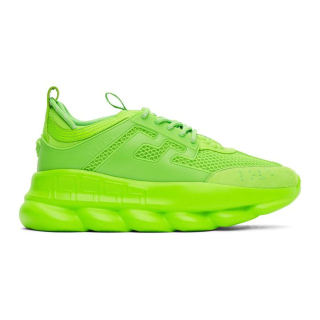 Versace Green Chain Reaction Sneakers