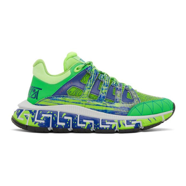 Versace Green Trigreca Sneakers