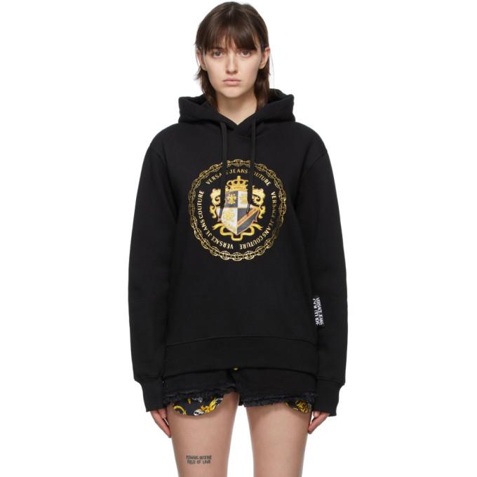 Versace Jeans Couture Black Crest Hoodie