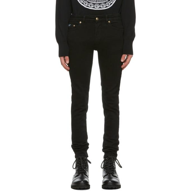 Versace Jeans Couture Black Five-Pocket Jeans