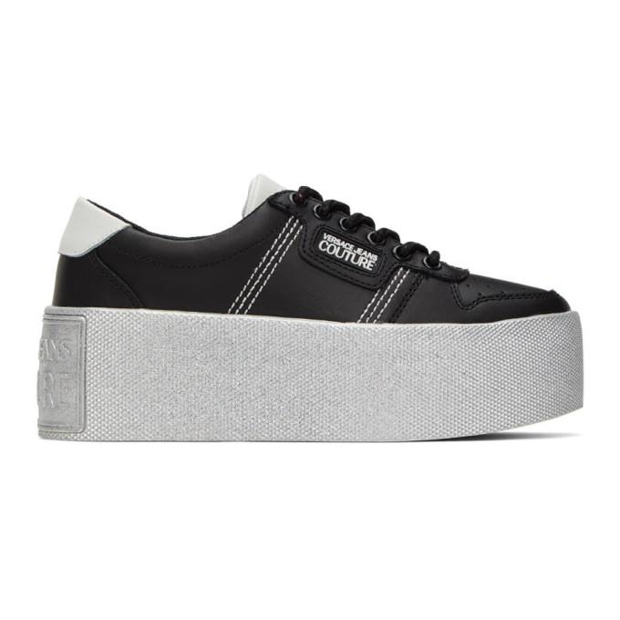 Versace Jeans Couture Black High Box Sneakers