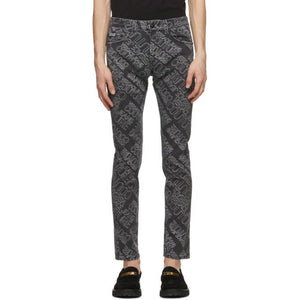 Versace Jeans Couture Black Logo Jeans