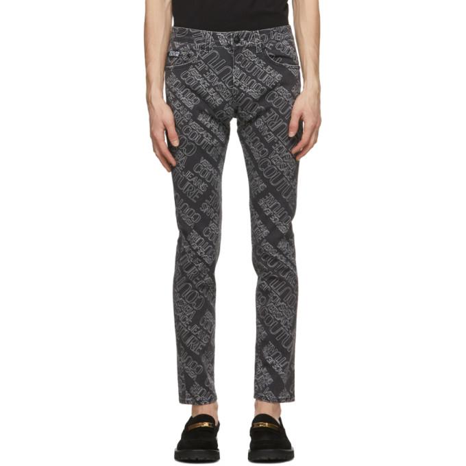 Versace Jeans Couture Black Logo Jeans