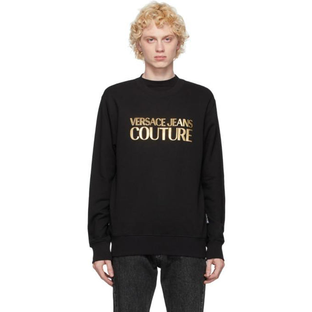 Versace Jeans Couture Black Logo Sweatshirt