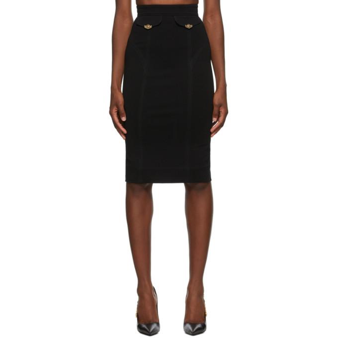 Versace Jeans Couture Black Pencil Skirt