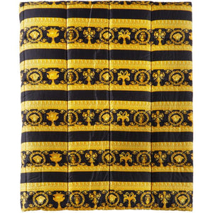 Versace Reversible Black I Heart Baroque Comforter-Bed Linen-BlackSkinny