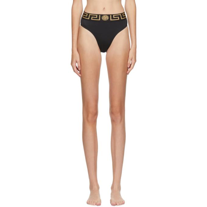 Versace Underwear Black Thick Band Medusa Bikini Bottom – BlackSkinny