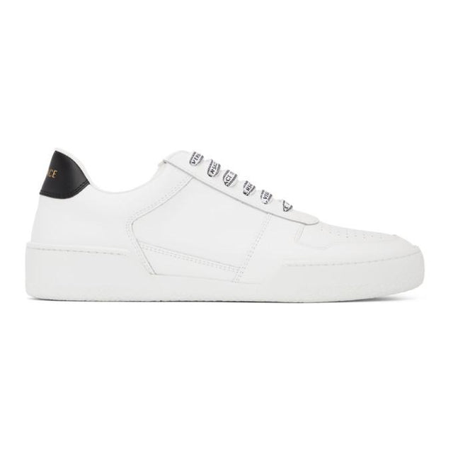 Versace White and Black Ilus Sneakers