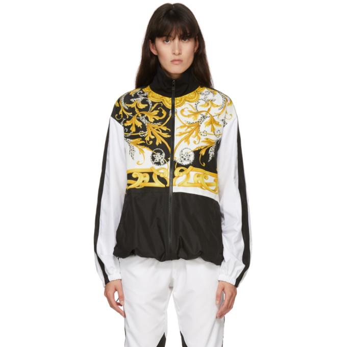 Versace White Barocco Track Jacket