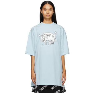 VETEMENTS Blue Magic Unicorn T-Shirt