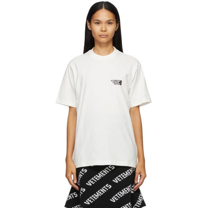 VETEMENTS Off-White Limited Edition T-Shirt