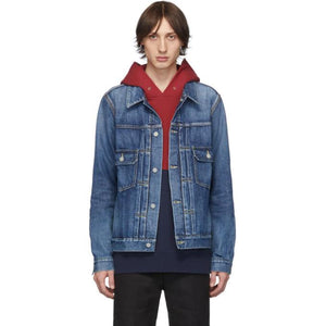 Visvim Indigo Damaged Denim SS 101 Jacket
