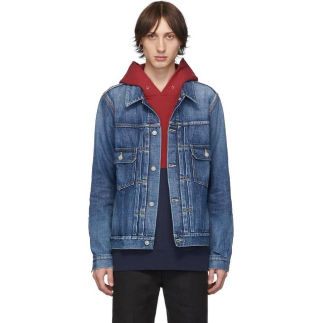 Visvim Indigo Damaged Denim SS 101 Jacket