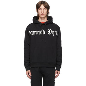 Vyner Articles Black Damned Logo Hoodie
