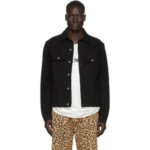 Vyner Articles Black Trucker Jacket