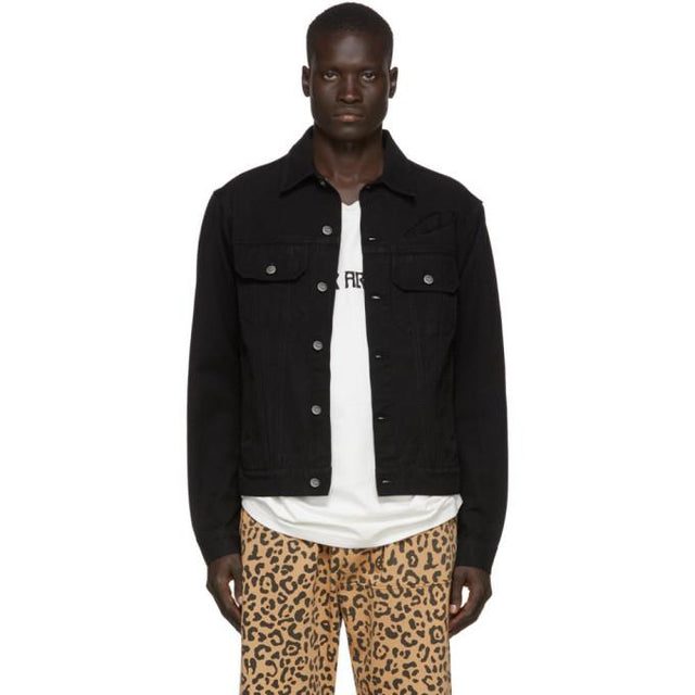 Vyner Articles Black Trucker Jacket