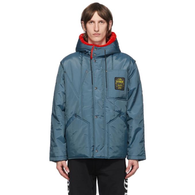 Vyner Articles Blue and Red Kaban Jacket – BlackSkinny