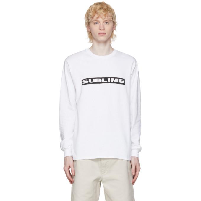 WACKO MARIA White Sublime Edition 40 oz. To Freedom Long Sleeve T-Shirt