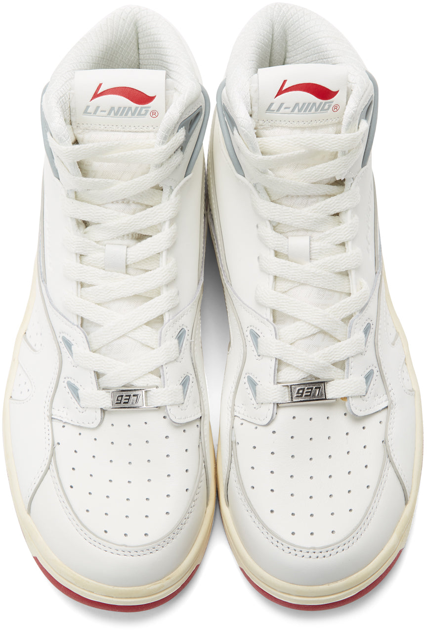 Li-Ning White 937 Deluxe Hi Sneakers