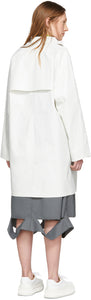 KASSL Editions White Above-The-Knee Coat