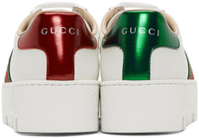 Gucci White Ace Platform Sneakers