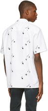 Off-White White All Over Logo Holiday Short Sleeve Shirt
