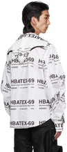 Hood by Air White All Over Print Hoodie Shirt