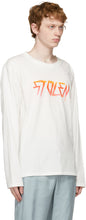 Stolen Girlfriends Club White Berate Fade Long Sleeve T-Shirt