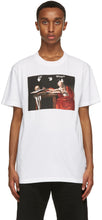 Off-White White Caravaggio Print T-Shirt - T-shirt imprimé caravaggio blanc blanc cassé - off-white 화이트 카라반지오 프린트 티셔츠