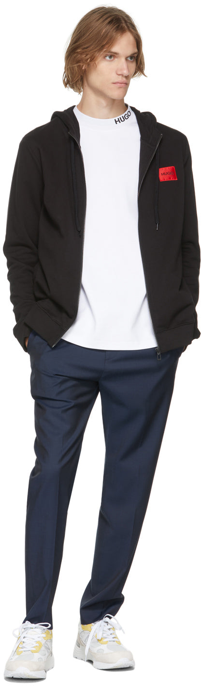 Hugo White Dorrison Long Sleeve T-Shirt