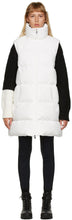 Moncler White Down Godec Vest